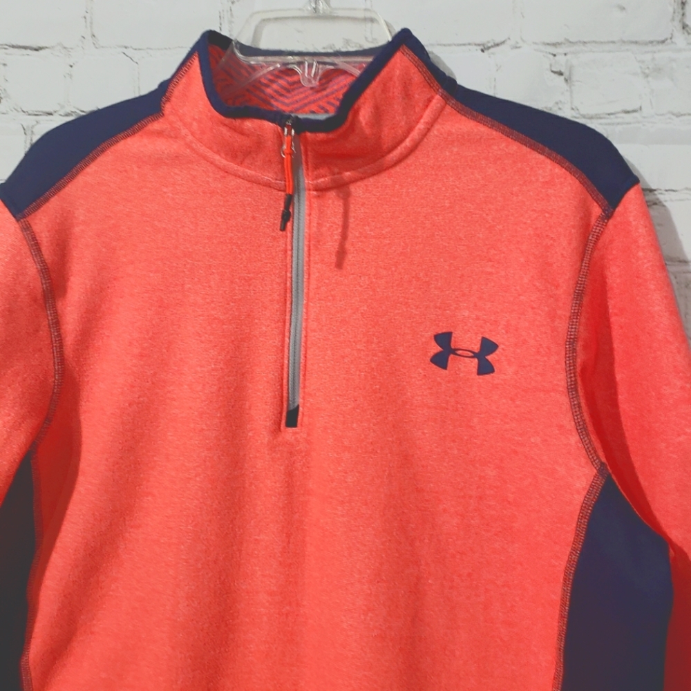 Under Armour Men's Light Fleece Quarter Zip Sweater sz Medium